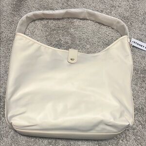 Cream Shoulder Bag